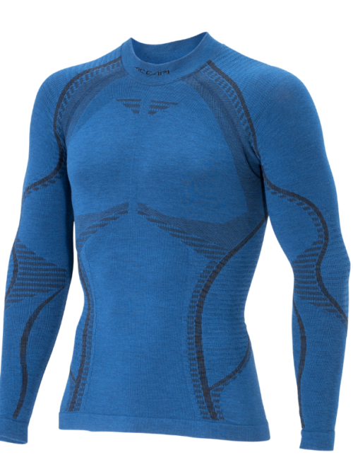 Accapi_Ergowool_Male_Top3 Синя мъжка термоблуза